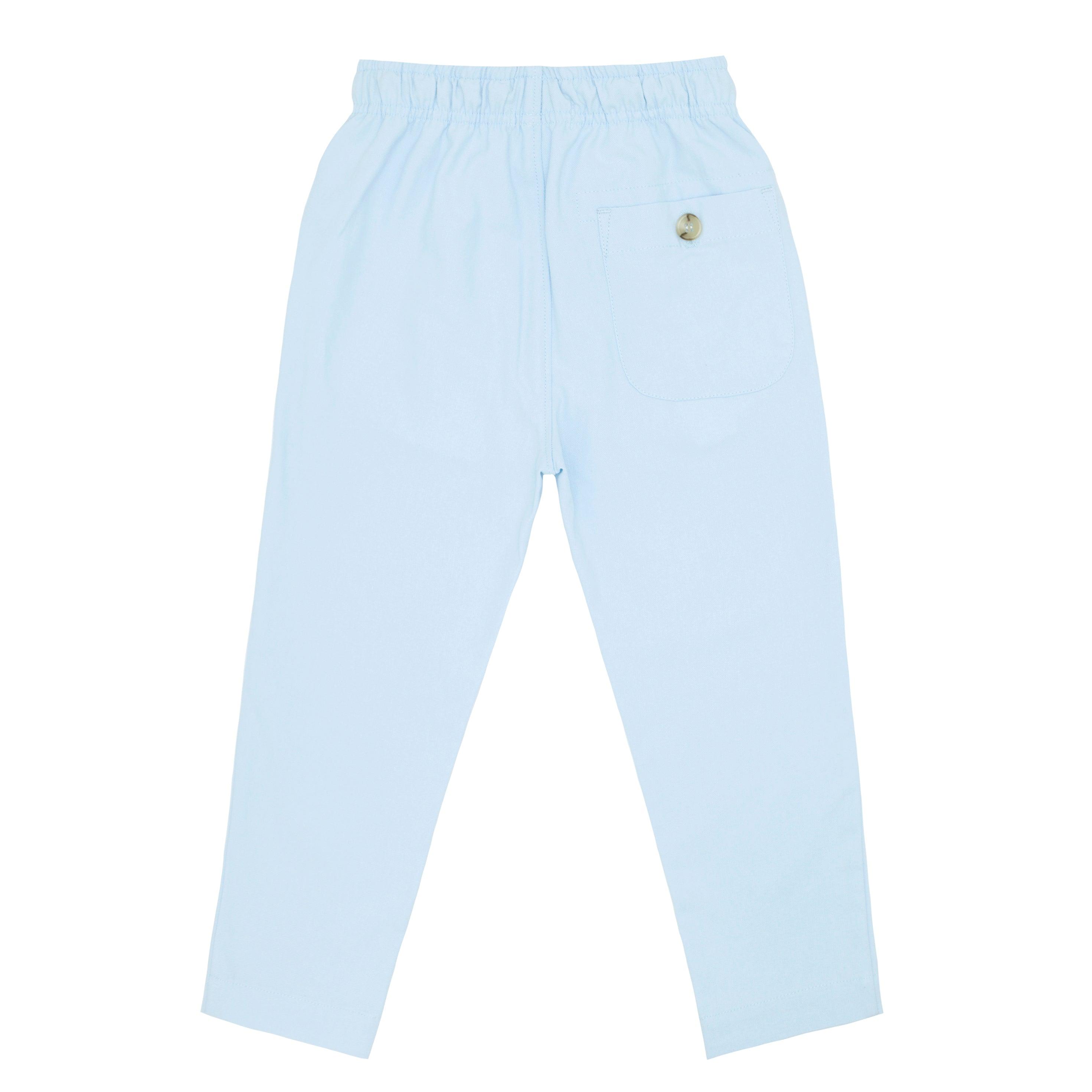 boys light blue canvas pant