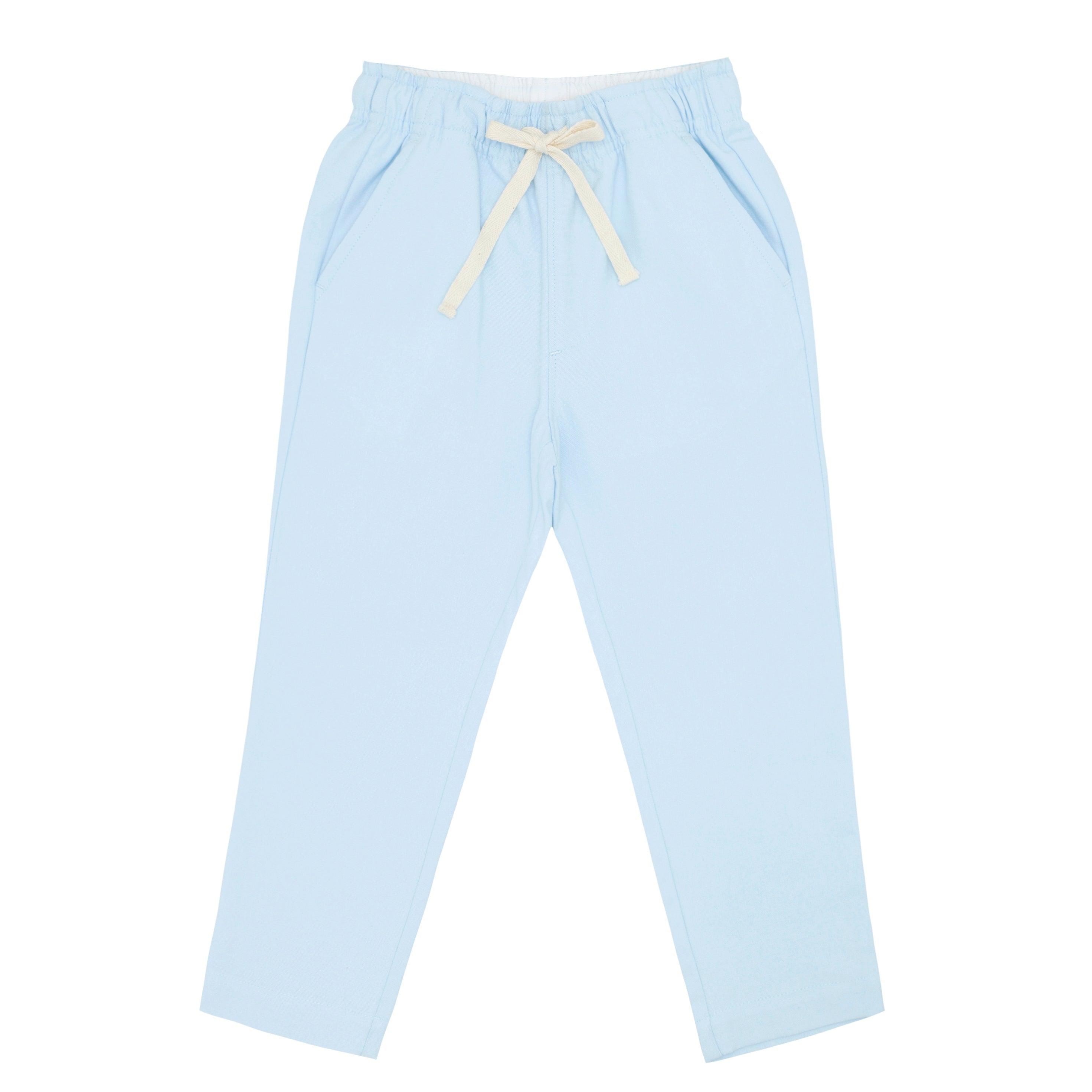 boys light blue canvas pant