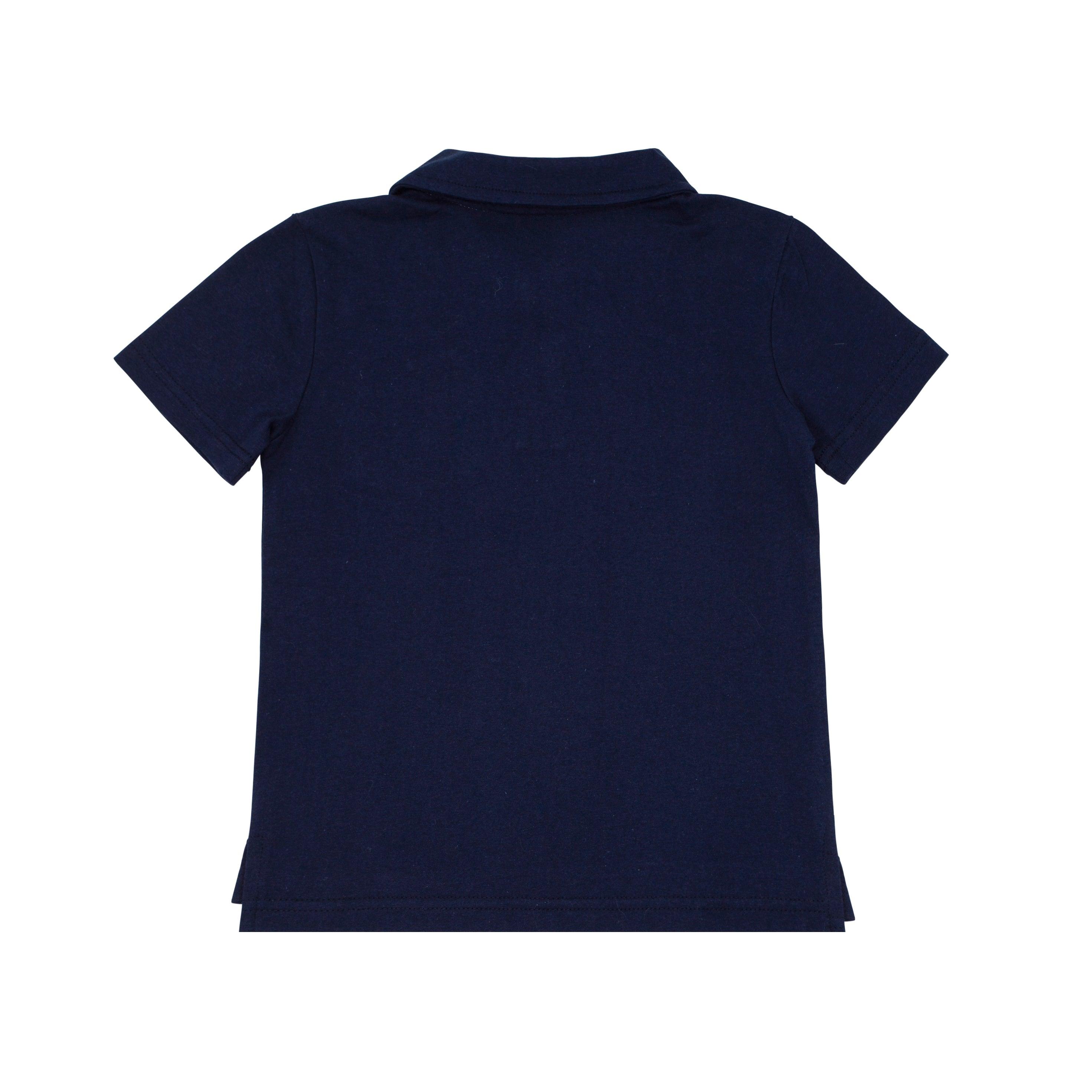 boys navy cotton polo