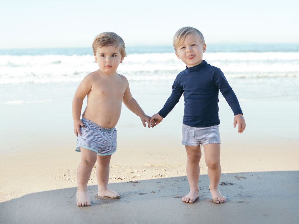 boys navy stripe brief